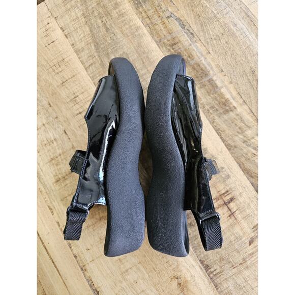 Wolky Jewel Sandals Womens 40 US 9 Black Leather Comfort Three Straps Slingback - Picture 3 of 6